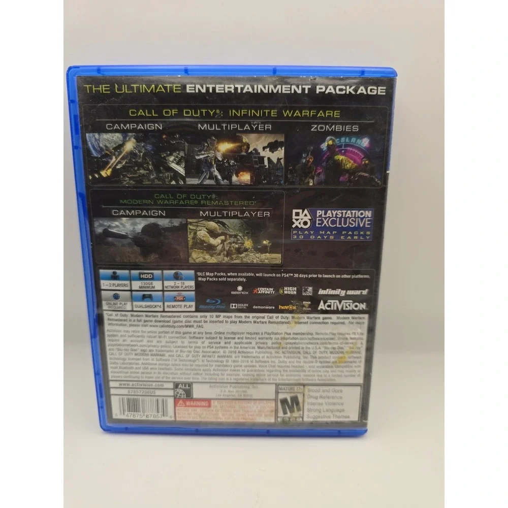 Call of Duty Infinite Warfare Legacy Edition Sony PlayStation 4 PS4 Video Game